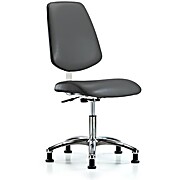 Class 10 Clean Room Vinyl Chair Chrome - Carbon Supernova Vinyl