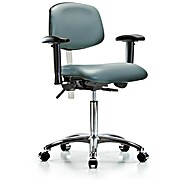 Class 100 Vinyl Clean Room Chair - Storm Supernova Vinyl