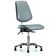 Class 100 Vinyl Clean Room Chair - Storm Supernova Vinyl