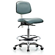 Class 100 Vinyl Clean Room Chair - Storm Supernova Vinyl