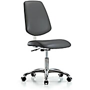 Class 10 Clean Room Vinyl Chair Chrome - Carbon Supernova Vinyl