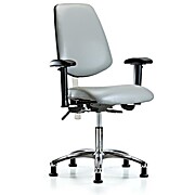 Class 100 Vinyl Clean Room Chair - Taupe Supernova Vinyl