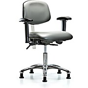 Class 100 Vinyl Clean Room Chair - Sterling Supernova Vinyl