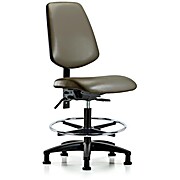 Vinyl Chair - Medium Bench Height with Medium Back, Taupe Supernova Vinyl