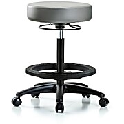 Vinyl Stool without Back - High Bench Height Sterling Supernova Vinyl
