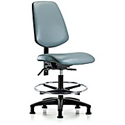 Vinyl Chair - Medium Bench Height with Medium Back, Storm Supernova Vinyl