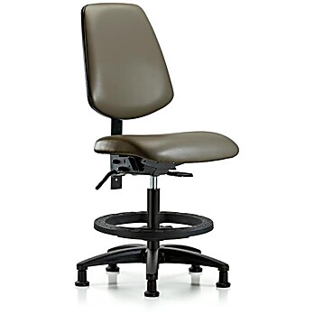 Vinyl Chair - Medium Bench Height with Medium Back, Taupe Supernova Vinyl
