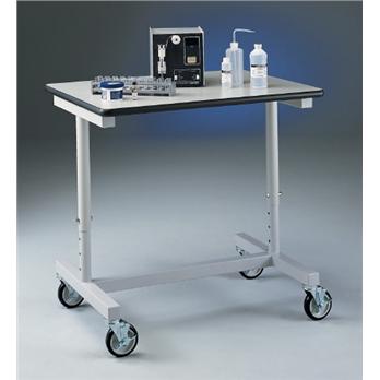 Variable Height, Bench-Type Laboratory Cart