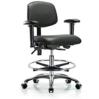 Vinyl Chair Chrome - Carbon Supernova Vinyl