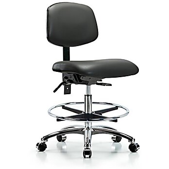Vinyl Chair Chrome - Carbon Supernova Vinyl