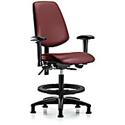 Vinyl Chair - Medium Bench Height with Medium Back, Borscht Supernova Vinyl