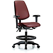 Vinyl Chair - Medium Bench Height with Medium Back, Borscht Supernova Vinyl