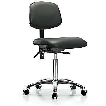 Vinyl Chair Chrome - Carbon Supernova Vinyl