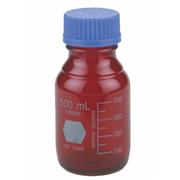 GL-45 Media/Storage Bottle with Blue Polypropylene Cap Kimax 500mL Case of 10 