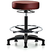 Vinyl Stool without Back - Taupe Supernova Vinyl