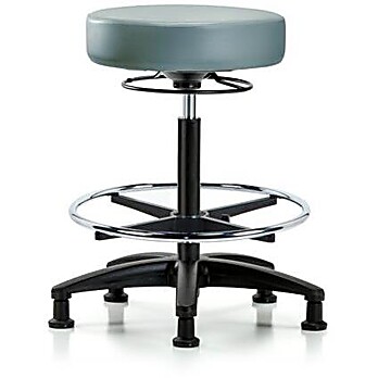 Vinyl Stool without Back - Storm Supernova Vinyl