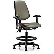 Vinyl Chair - Medium Bench Height with Medium Back, Taupe Supernova Vinyl