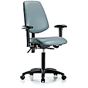 Vinyl Chair - Medium Bench Height with Storm Supernova Vinyl