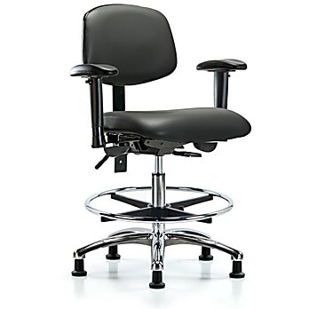 Vinyl Chair Chrome - Carbon Supernova Vinyl