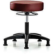 Vinyl Stool without Back - Taupe Supernova Vinyl