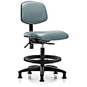 Vinyl Chair - Medium Bench Height with Storm Supernova Vinyl