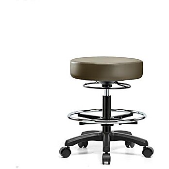 Vinyl Mini-Stool - Taupe Supernova Vinyl