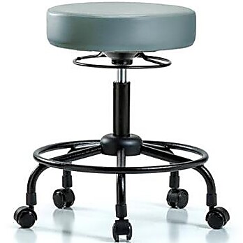 Vinyl Stool without Back - Storm Supernova Vinyl