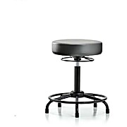 Vinyl Stool without Back - Medium Bench Height Sterling Supernova Vinyl