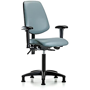 Vinyl Chair - Medium Bench Height with Storm Supernova Vinyl