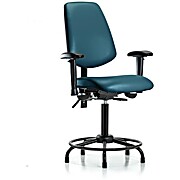 Vinyl Chair - Medium Bench Height Marine Blue Supernova Vinyl