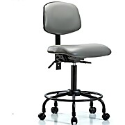 Vinyl Chair - Medium Bench Height Sterling Supernova Vinyl