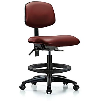 Vinyl Chair - Medium Bench Height with Borscht Supernova Vinyl