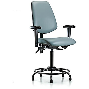 Vinyl Chair - Medium Bench Height Storm Supernova Vinyl