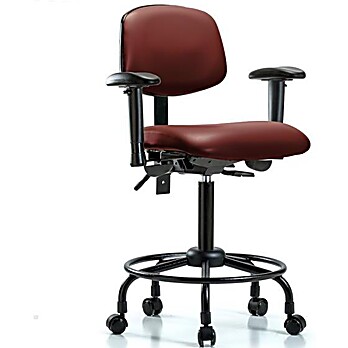 Vinyl Chair - Medium Bench Height Borscht Supernova Vinyl