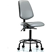 Vinyl Chair - Medium Bench Height Sterling Supernova Vinyl