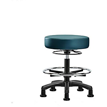 Vinyl Mini-Stool - Marine Blue Supernova Vinyl