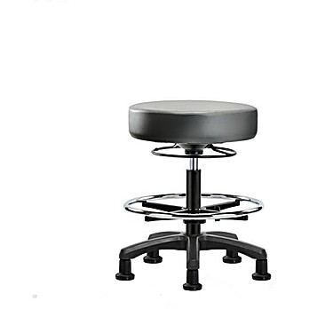 Vinyl Mini-Stool - Sterling Supernova Vinyl