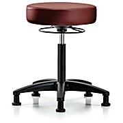 Vinyl Stool without Back - Taupe Supernova Vinyl