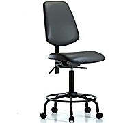 Vinyl Chair - Medium Bench Height Carbon Supernova Vinyl