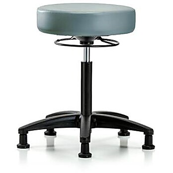 Vinyl Stool without Back - Storm Supernova Vinyl