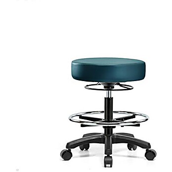 Vinyl Mini-Stool - Marine Blue Supernova Vinyl