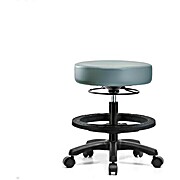 Vinyl Mini-Stool - Medium Bench Height Storm Supernova Vinyl