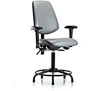 Vinyl Chair - Medium Bench Height Sterling Supernova Vinyl