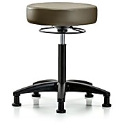 Vinyl Stool without Back - Marine Blue Supernova Vinyl