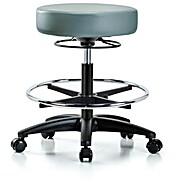 Vinyl Stool without Back - Storm Supernova Vinyl