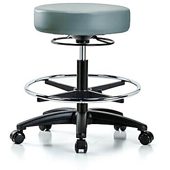 Vinyl Stool without Back - Storm Supernova Vinyl