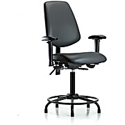 Vinyl Chair - Medium Bench Height Carbon Supernova Vinyl