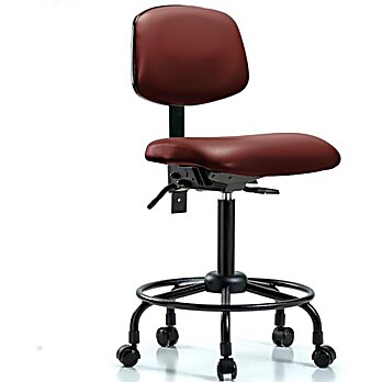 Vinyl Chair - Medium Bench Height Borscht Supernova Vinyl