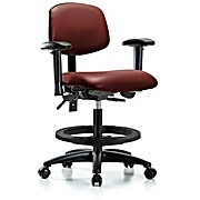 Vinyl Chair - Medium Bench Height with Borscht Supernova Vinyl