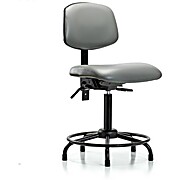 Vinyl Chair - Medium Bench Height Sterling Supernova Vinyl